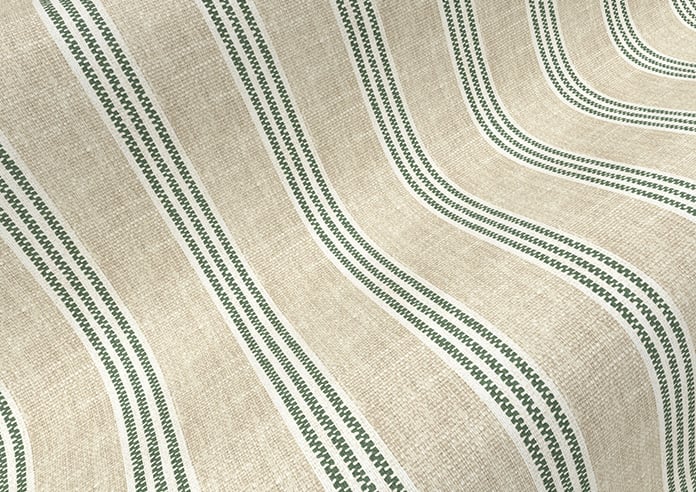 Emily Bond George Stripe Print, Fern - Twist&Fit Roller Blind - Image 4